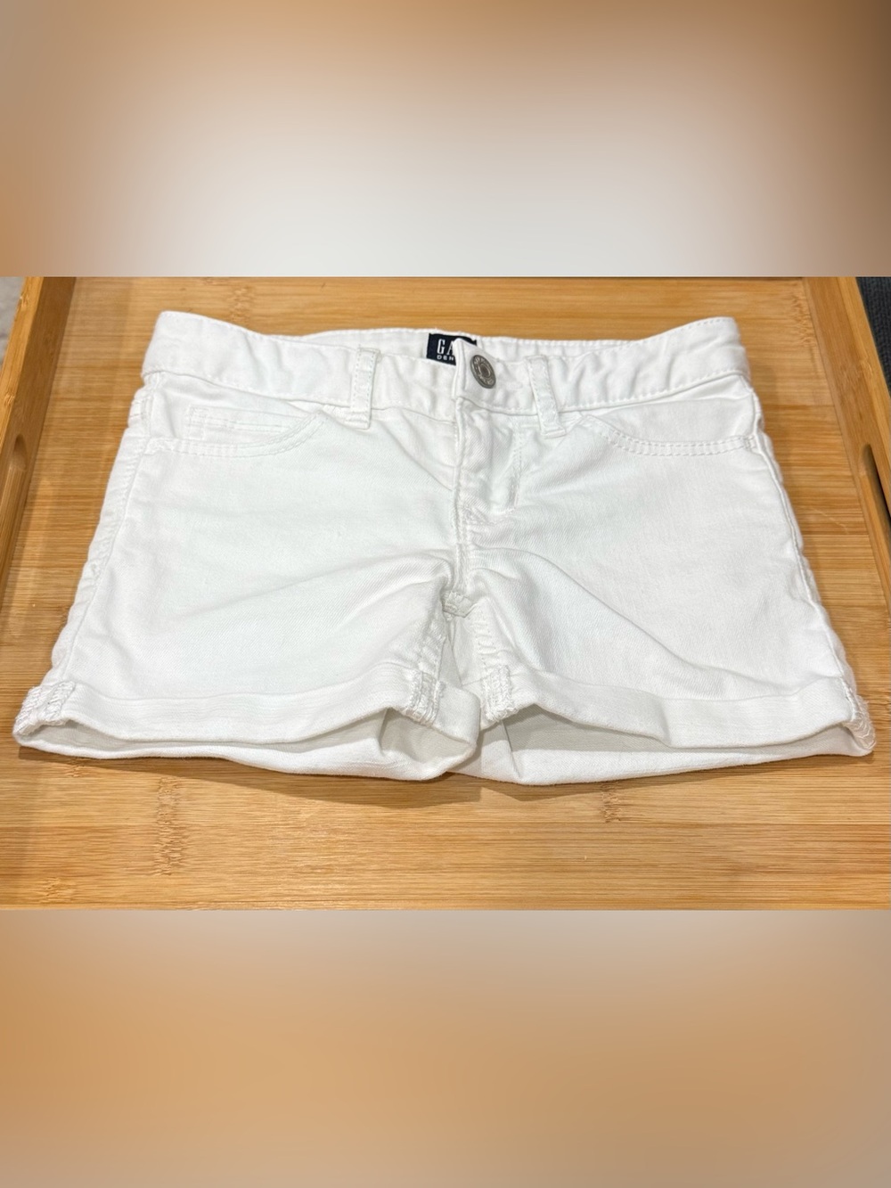 GAP White Girls Denim Cutoff Shorts
